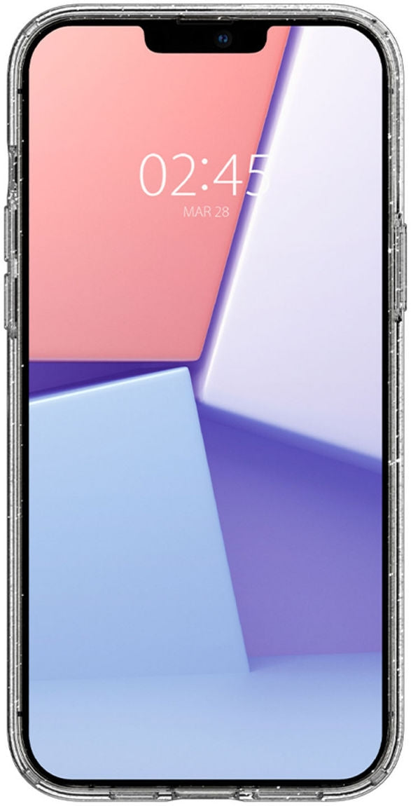 HappyCase Διάφανη Θήκη Σιλικόνης Apple iPhone 13 Pro - Glitter Print (8719246330889)