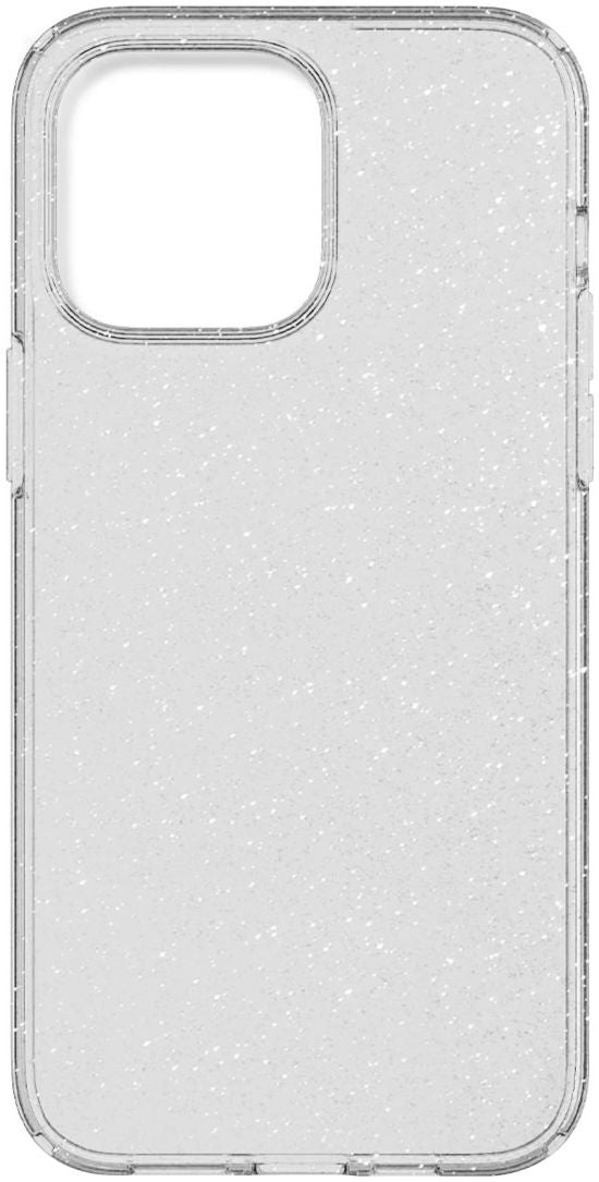 HappyCase Διάφανη Θήκη Σιλικόνης Apple iPhone 14 Pro - Glitter Print (8719246375354)