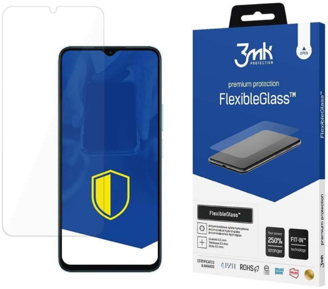 Hybrid Glass Samsung Galaxy S25 Plus 3MK Premium Flexible Glass Αντιχαρακτικό Υβριδικό Προστατευτικό Οθόνης 0.3mm (5903108611