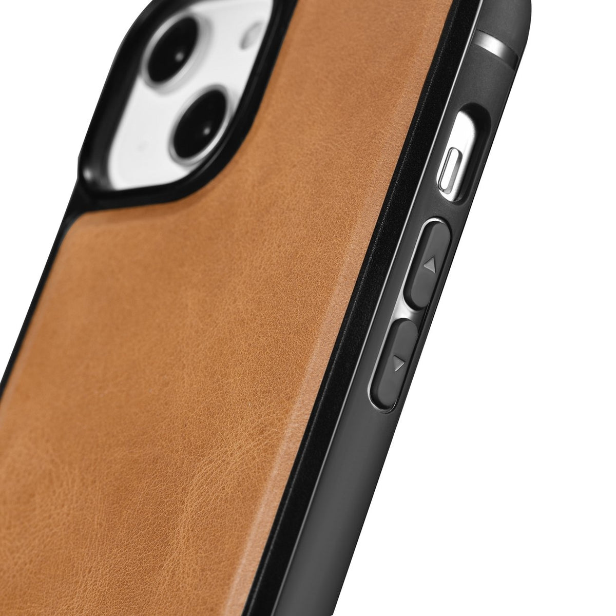 iCarer Oil Wax Leather Cover - Δερμάτινη Θήκη με TPU Bumper - Apple iPhone 14 - Camel Tan (WMI14220717-TN)