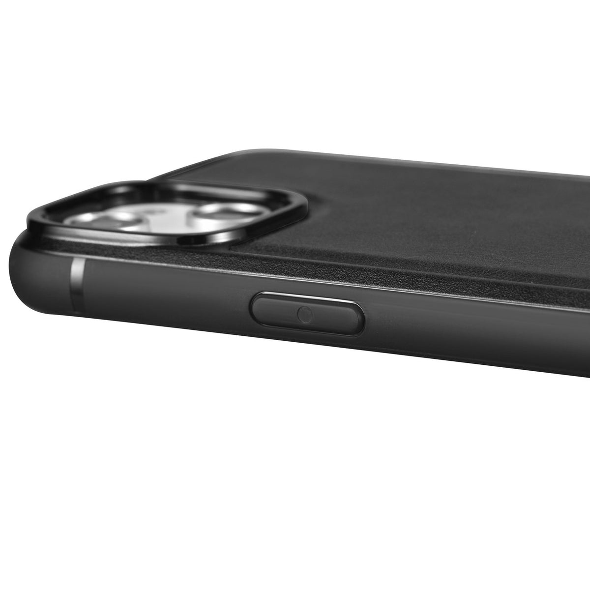 iCarer Oil Wax Leather Cover - Δερμάτινη Θήκη με TPU Bumper - Apple iPhone 14 Pro - Black (WMI14220718-BK)