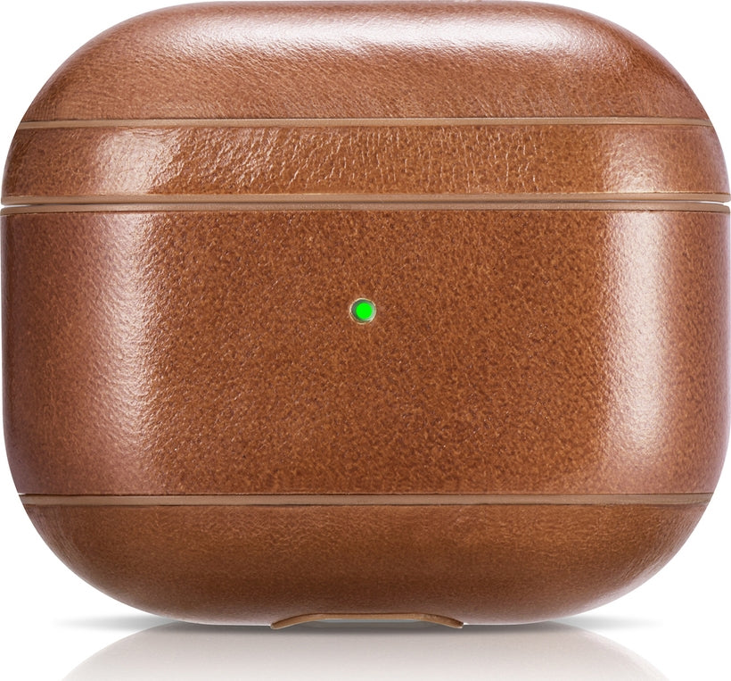 iCarer Vintage Δερμάτινη Θήκη για Apple AirPods 3rd Gen - Brown (IAP056-BN)