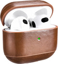 iCarer Vintage Δερμάτινη Θήκη για Apple AirPods 3rd Gen - Brown (IAP056-BN)