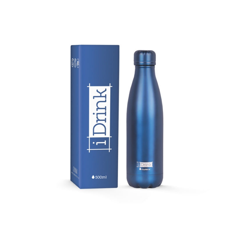 ΠΑΓΟΥΡΙ i DRINK THERM BOTTLE 500ml MATTE BLUE