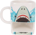 i-Total Gift Shark Biscuit Κούπα Κεραμική Λευκή 250ml