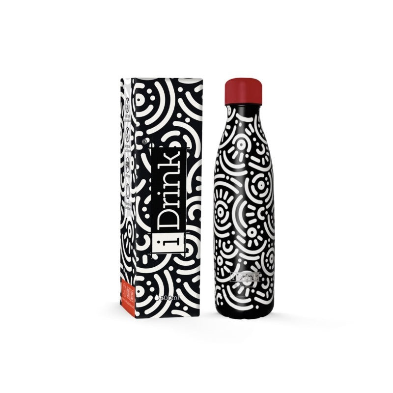 ΠΑΓΟΥΡΙ i DRINK THERM BOTTLE 500ml GEOMETRIC