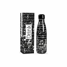 Παγούρι -Drink Μπουκάλι Θερμός Music Λευκό 500ml