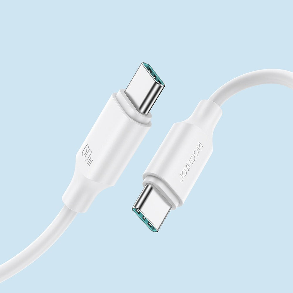Joyroom USB-C to USB-C Λευκό PD 60W 1m (S-A9)