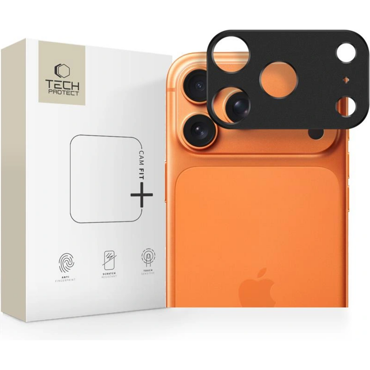 Κάλυμμα Κάμερας iPhone 17 Pro Max Tech-Protect Camalloy Fit+ Προστατευτικό Μεταλλικό - Black (5906302331710)