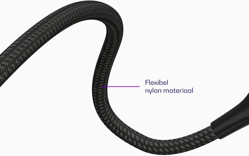 Καλώδιο Buddi Flex Extension Cable Επέκτασης Type-C (Male) σε Type-C (Female) 60W 300cm 5 Έτη Εγγύηση - Black (8719246459399)