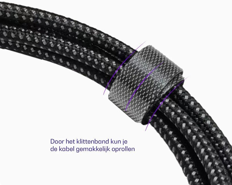 Καλώδιο Buddi Flex Extension Cable Επέκτασης Type-C (Male) σε Type-C (Female) 60W 450cm 5 Έτη Εγγύηση - Black (8719246459184)