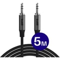 Καλώδιο Ήχου Buddi Flex 3.5mm Jack Aux Audio Cable 3.5mm Jack (male) σε 3.5mm Jack (male) 500cm 5 Έτη Εγγύηση - Black (871924