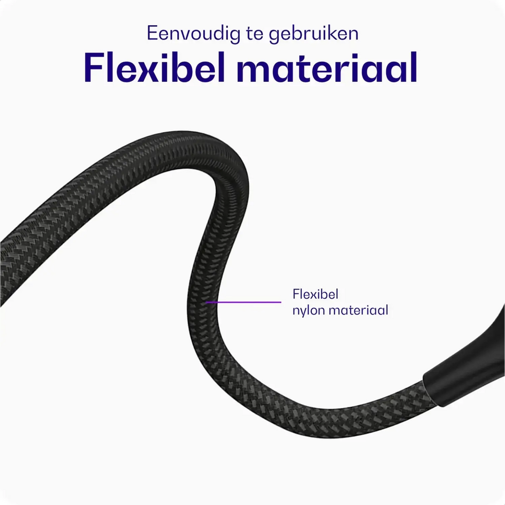 Καλώδιο Ήχου Buddi Flex Audio Cable 3.5mm Jack (male) σε 3.5mm Jack (male) 10m 5 Έτη Εγγύηση - Black (8719246560392)