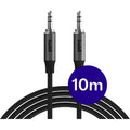 Καλώδιο Ήχου Buddi Flex Audio Cable 3.5mm Jack (male) σε 3.5mm Jack (male) 10m 5 Έτη Εγγύηση - Black (8719246560392)