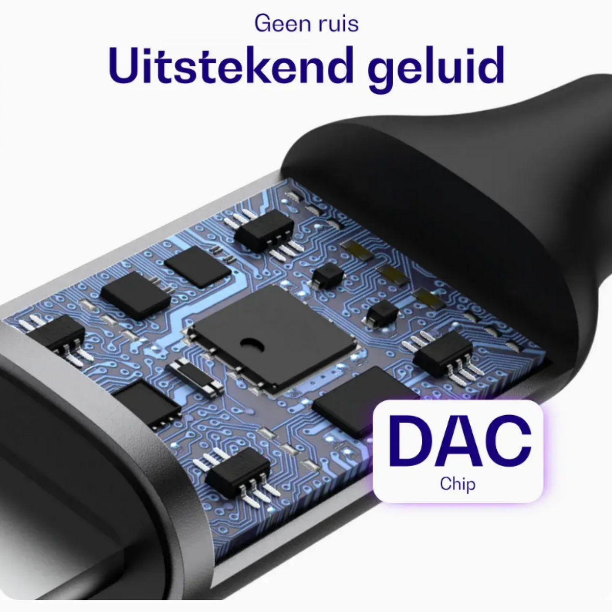 Καλώδιο Ήχου Buddi Flex Lightning (Male) σε AUX Jack 3.5mm (Male) με DAC Τσιπ 200cm 5 Έτη Εγγύηση - Black (8719246551758)