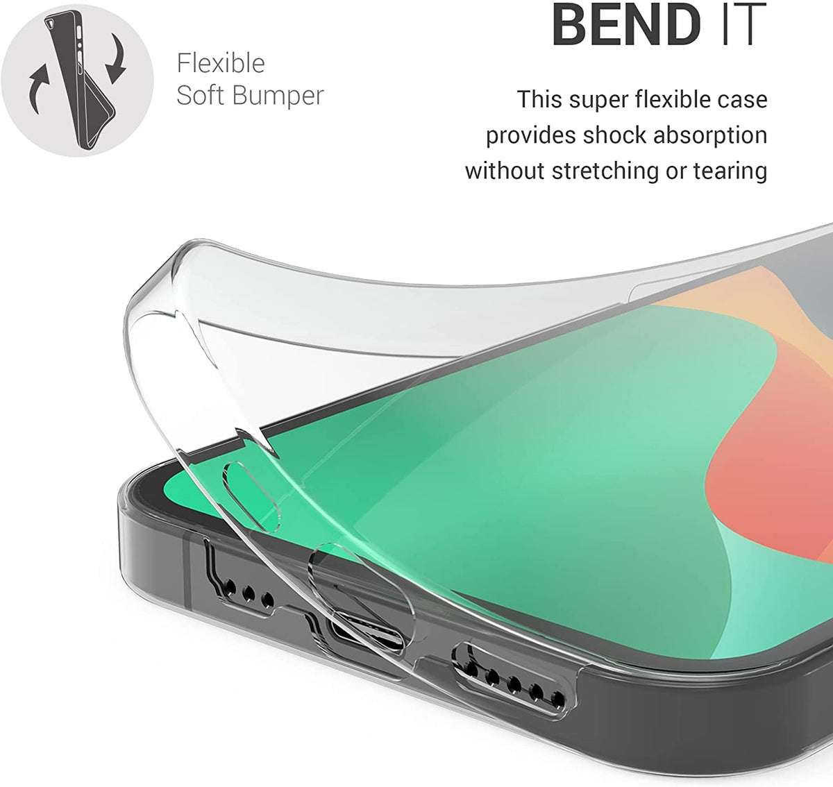 KWmobile Διάφανη Θήκη Σιλικόνης Full Body Apple iPhone 13 Pro - Transparent (58272.03)
