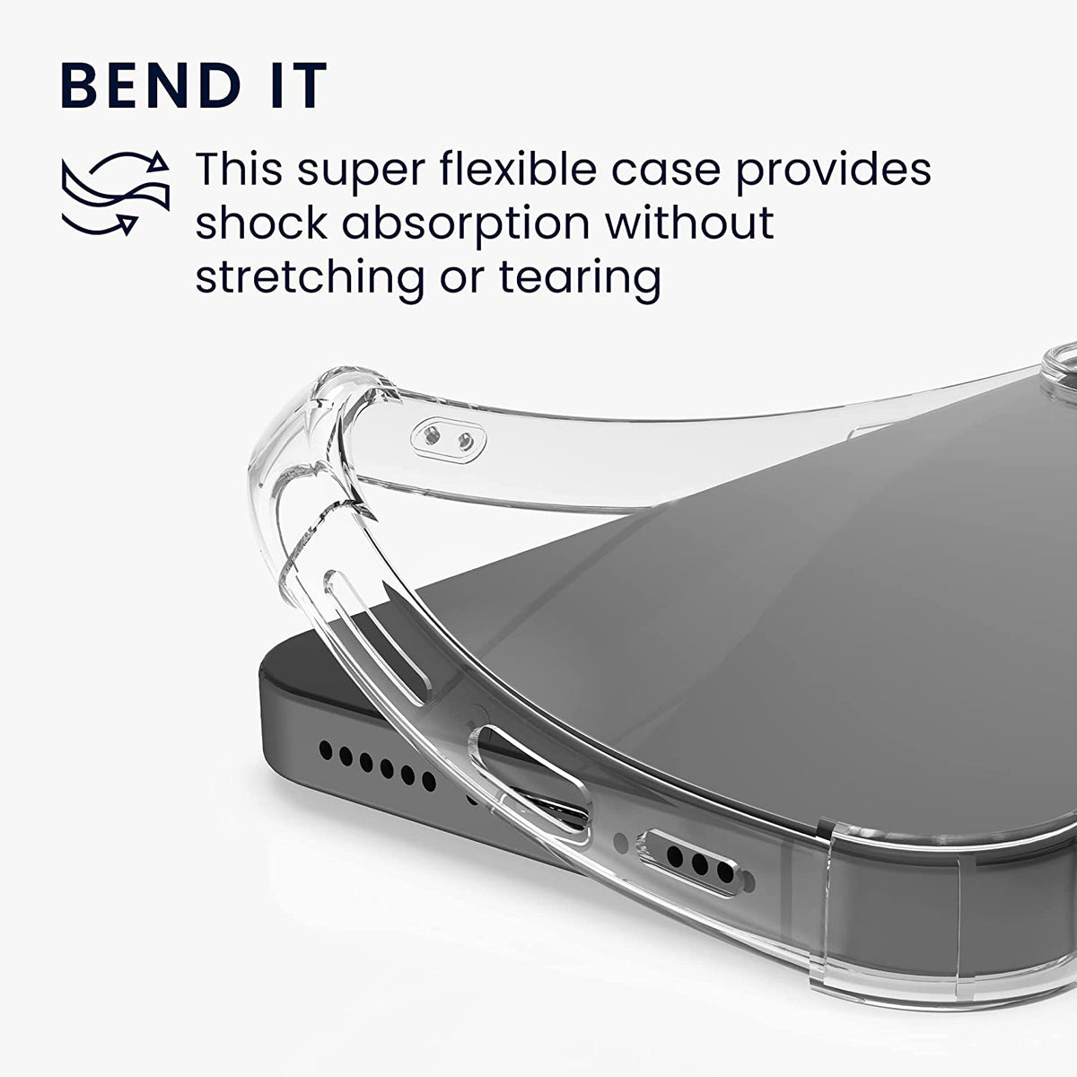 KWmobile Διάφανη Θήκη Σιλικόνης με TPU Bumper Apple iPhone 14 Plus - Transparent (59129.03)