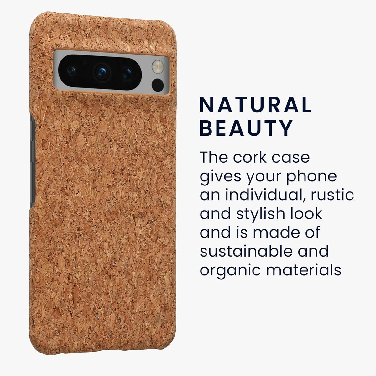 KWmobile Σκληρή Θήκη Google Pixel 8 Pro - Light Brown Cork (61878.24)