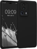 KWmobile Soft Flexible Rubber Cover - Θήκη Σιλικόνης Xiaomi 13 Lite με Πλαίσιο Κάμερας - Black (61166.01)