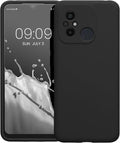 KWmobile Soft Flexible Rubber Cover - Θήκη Σιλικόνης Xiaomi Redmi 12C - Black (61263.01)