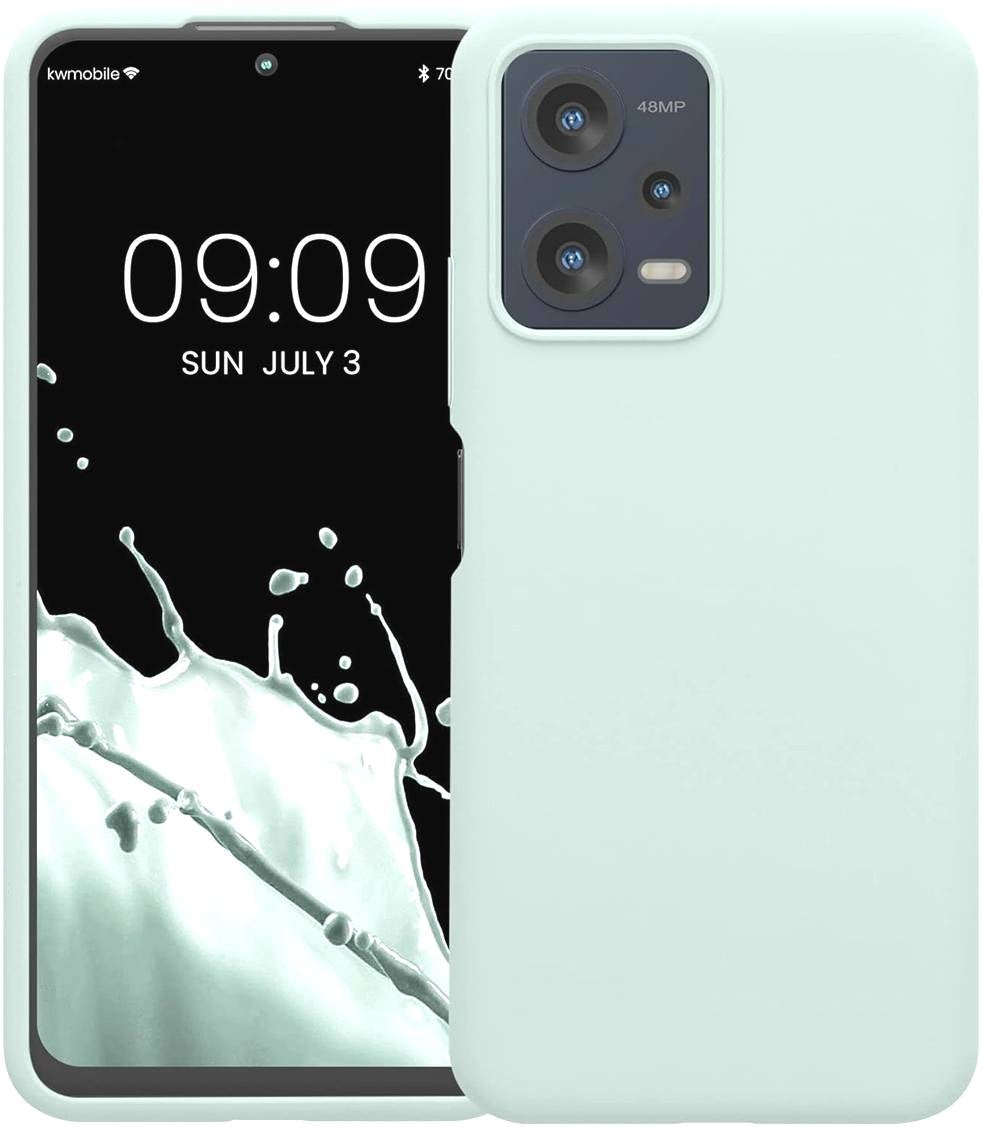 KWmobile Soft Flexible Rubber Cover - Θήκη Σιλικόνης Xiaomi Redmi Note 12 5G / Poco X5 - Cool Mint (60889.200)