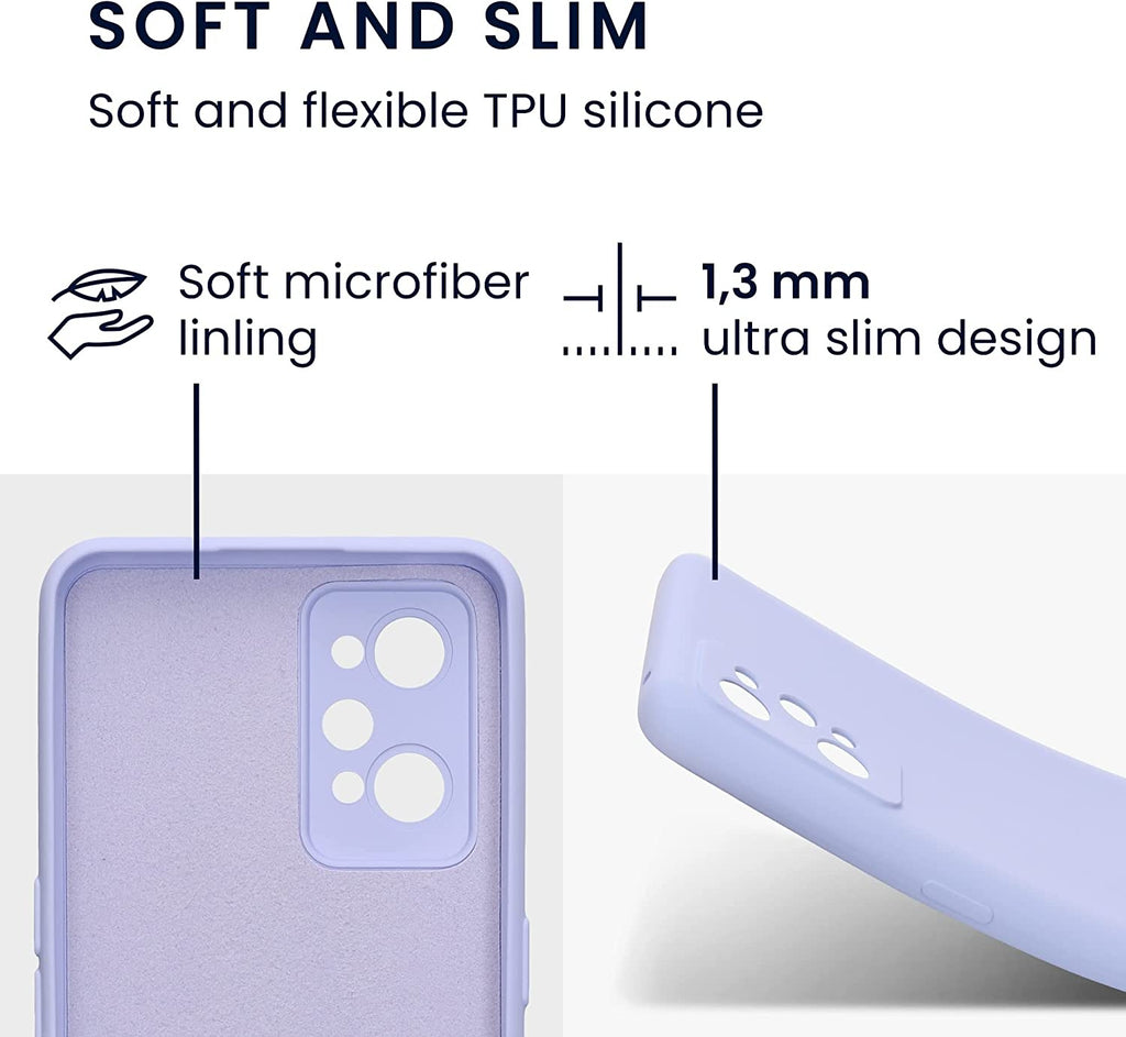 KWmobile Soft Slim Flexible Rubber Cover with Camera Protector - Θήκη Σιλικόνης Realme GT Neo 3T με Πλαίσιο Κάμερας - Light L