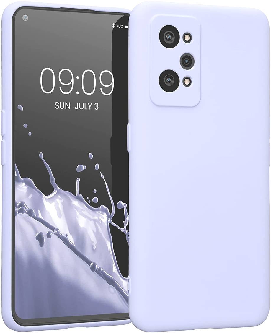 KWmobile Soft Slim Flexible Rubber Cover with Camera Protector - Θήκη Σιλικόνης Realme GT Neo 3T με Πλαίσιο Κάμερας - Light L