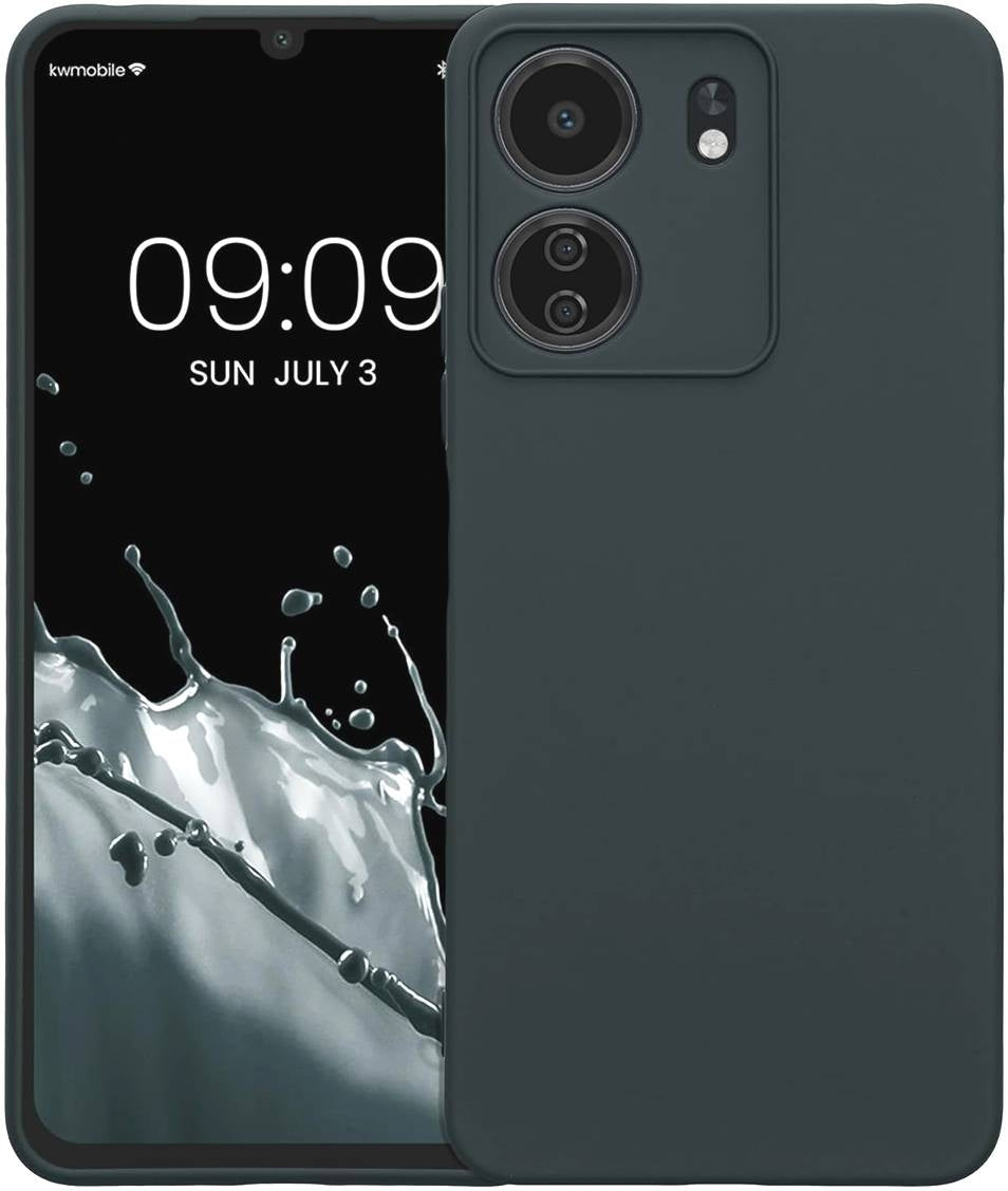 KWmobile Soft Slim Flexible Rubber Cover with Camera Protector - Θήκη Σιλικόνης Xiaomi Redmi 13C 4G / Poco C65 με Πλαίσιο Κάμ
