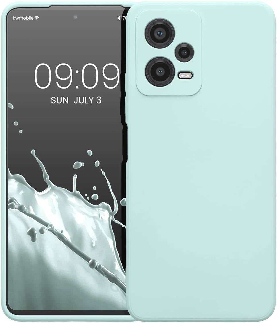 KWmobile Soft Slim Flexible Rubber Cover with Camera Protector - Θήκη Σιλικόνης Xiaomi Redmi Note 12 5G / Poco X5 με Πλαίσιο 