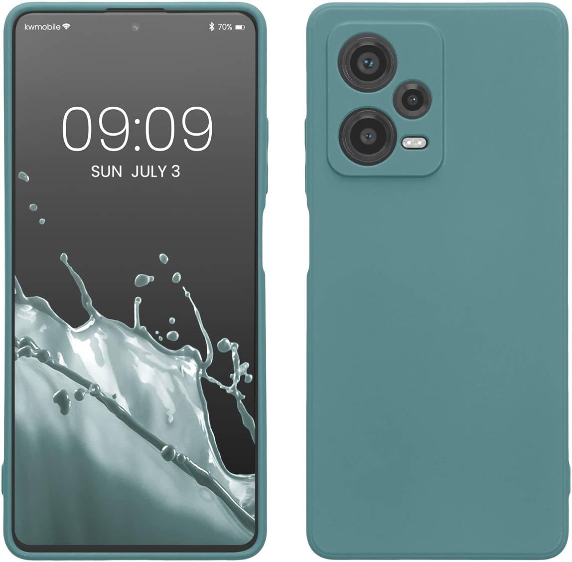 KWmobile Soft Slim Flexible Rubber Cover with Camera Protector - Θήκη Σιλικόνης Xiaomi Redmi Note 12 Pro Plus με Πλαίσιο Κάμε