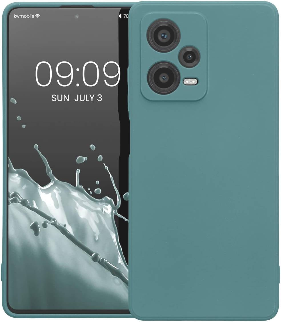 KWmobile Soft Slim Flexible Rubber Cover with Camera Protector - Θήκη Σιλικόνης Xiaomi Redmi Note 12 Pro Plus με Πλαίσιο Κάμε