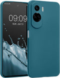 KWmobile Θήκη Σιλικόνης Honor 90 Lite με Πλαίσιο Κάμερας - Metallic Caribbean Blue (61745.251)