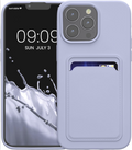 Θήκη Apple iPhone 15 Pro Max - KWmobile Σιλικόνης με Υποδοχή για Κάρτα - Lavender (62020.108)