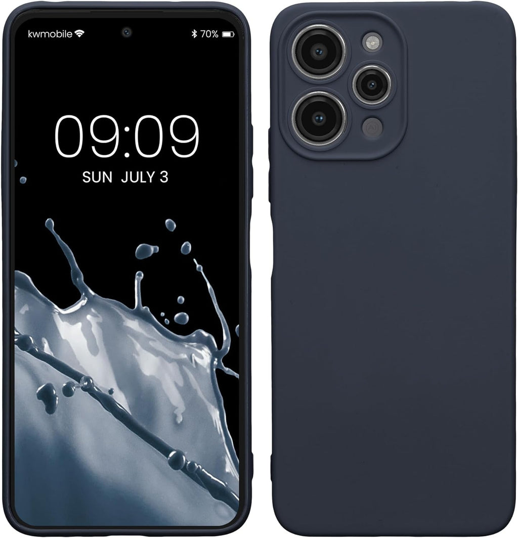 KWmobile Θήκη Σιλικόνης Xiaomi Redmi 12 με Πλαίσιο Κάμερας - Deep Ocean (61879.182)