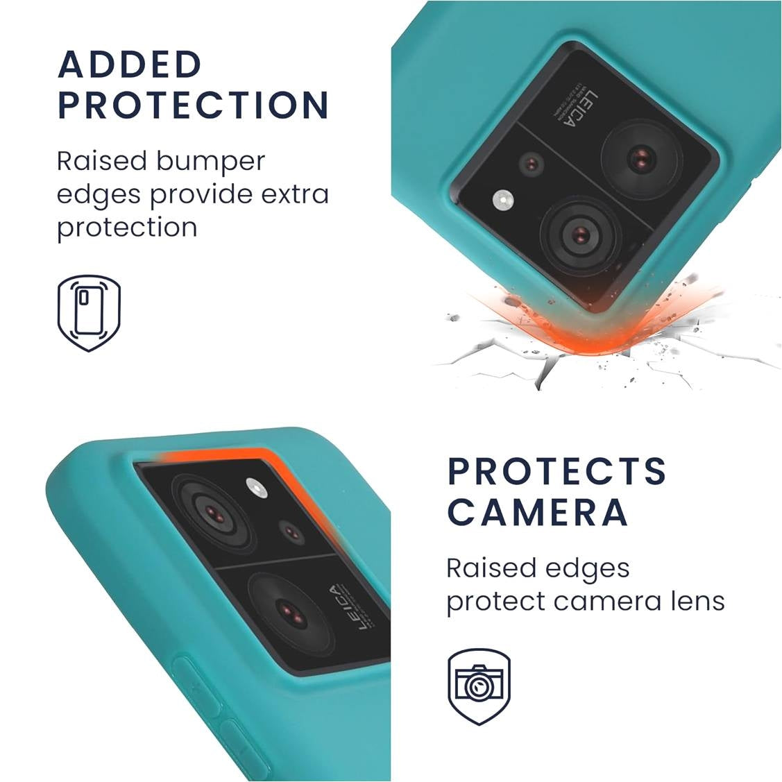 KWmobile Θήκη Σιλικόνης Xiaomi 13T / 13T Pro - Teal Matte (KWM000020IV002C)