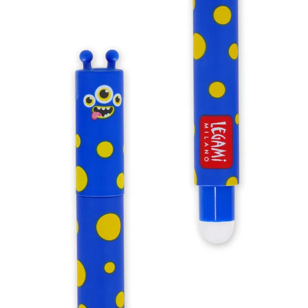 Στυλό Gel Legami Erasable Pen Monster 0.7 mm Μπλέ