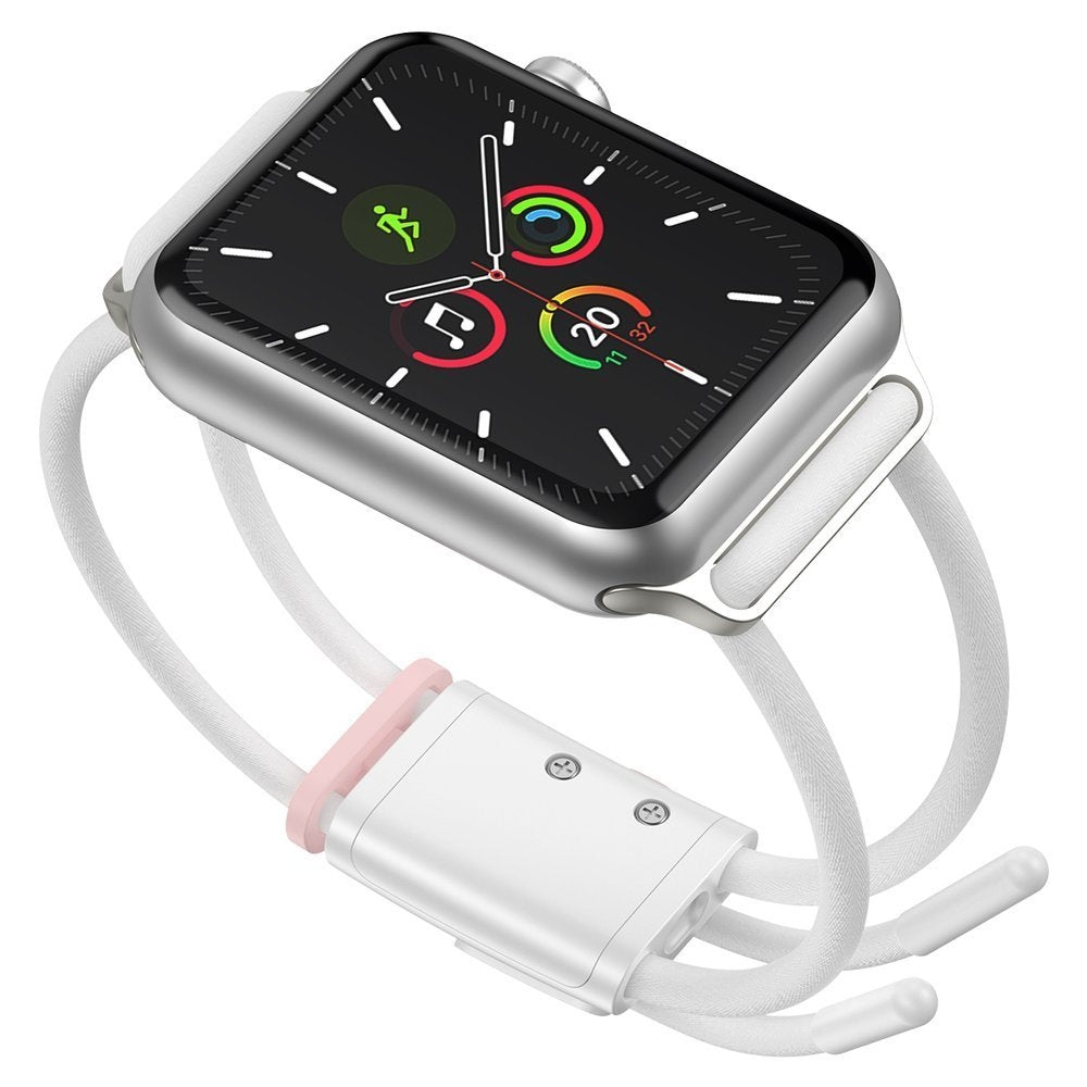 Baseus Let's Go Rope Λουράκι Κορδόνι Apple Watch Ultra/SE/11/10/9/8/7/6/5/4 (49/46/45/44mm) - White (LBAPWA4-B24)