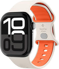 Λουράκι Apple Watch SE/11/10/9/8/7/6/5/4 (42/41/40mm) Spigen Nano Pop από Premium Σιλικόνη - Orange Beige (AMP09326)