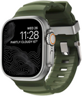 Λουράκι Apple Watch Ultra/SE/11/10/9/8/7/6/5/4 (49/46/45/44mm) Nomad Rocky Point Band Αδιάβροχο FKM & Τιτάνιο - Forest / Natu