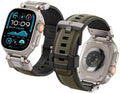Λουράκι Apple Watch Ultra/SE/11/10/9/8/7/6/5/4 (49/46/45/44mm) Spigen DuraPro Armor Σιλικόνης - Military Green (AMP09102)