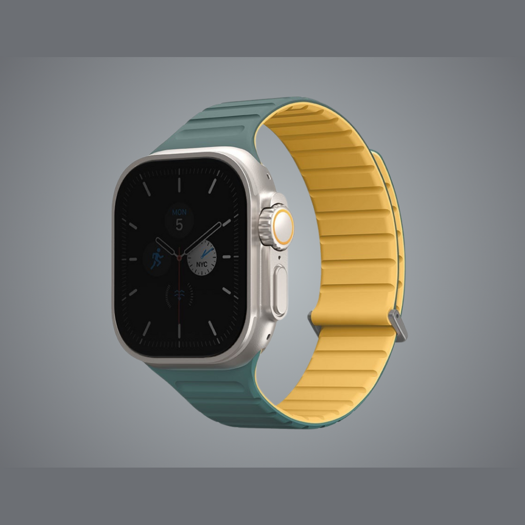 Λουράκι Apple Watch Ultra/SE/11/10/9/8/7/6/5/4 (49/46/45/44mm) Uniq Revix Evo Αναστρέψιμο Μαγνητικό από Premium Σιλικόνη - Vi