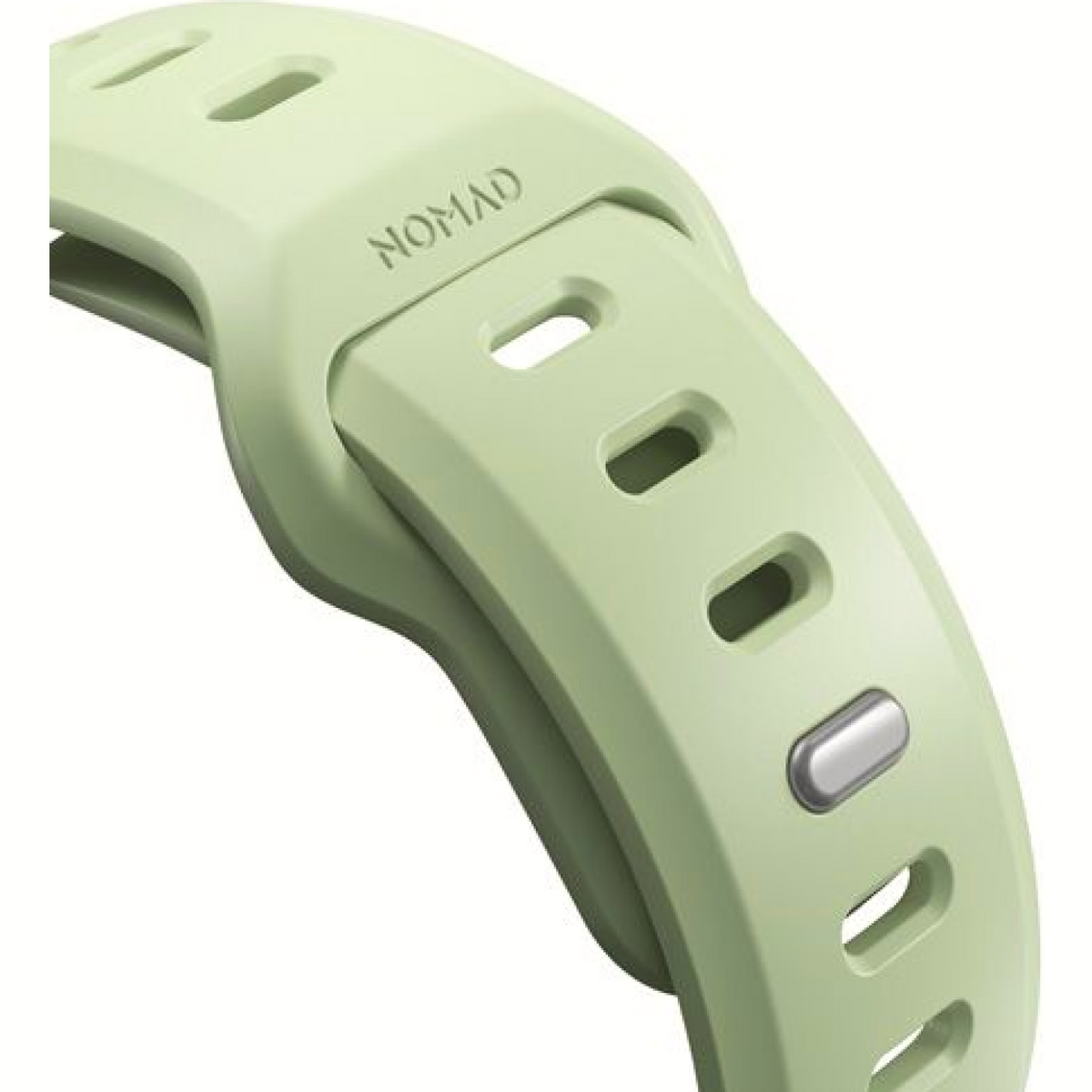 Λουράκι Apple Watch Ultra/SE/11/10/9/8/7/6/5/4 (49/46/45/44mm) Nomad Tempo Band Αδιάβροχο FKM & Αλουμίνιο - Seagrass (NM00980