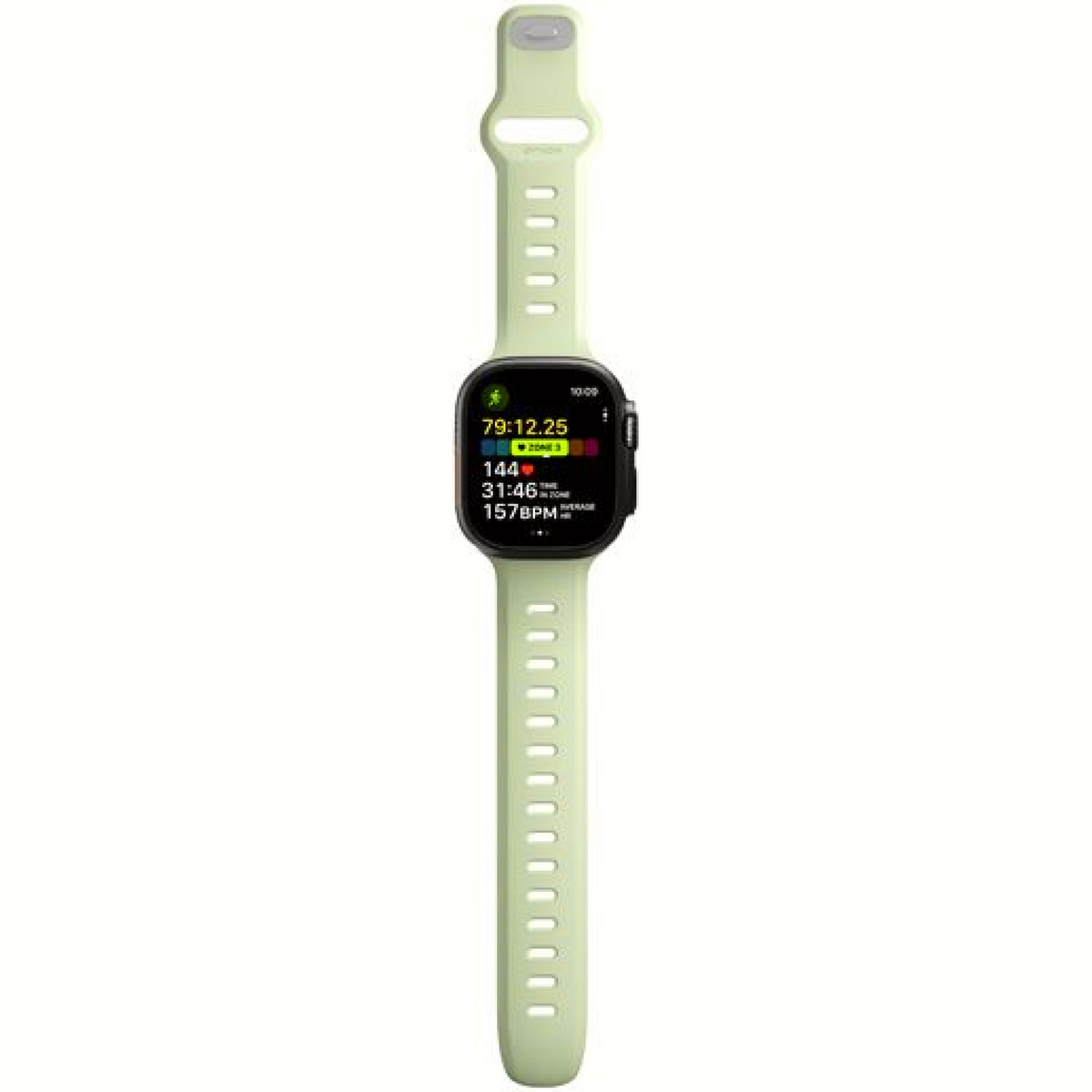 Λουράκι Apple Watch Ultra/SE/11/10/9/8/7/6/5/4 (49/46/45/44mm) Nomad Tempo Band Αδιάβροχο FKM & Αλουμίνιο - Seagrass (NM00980