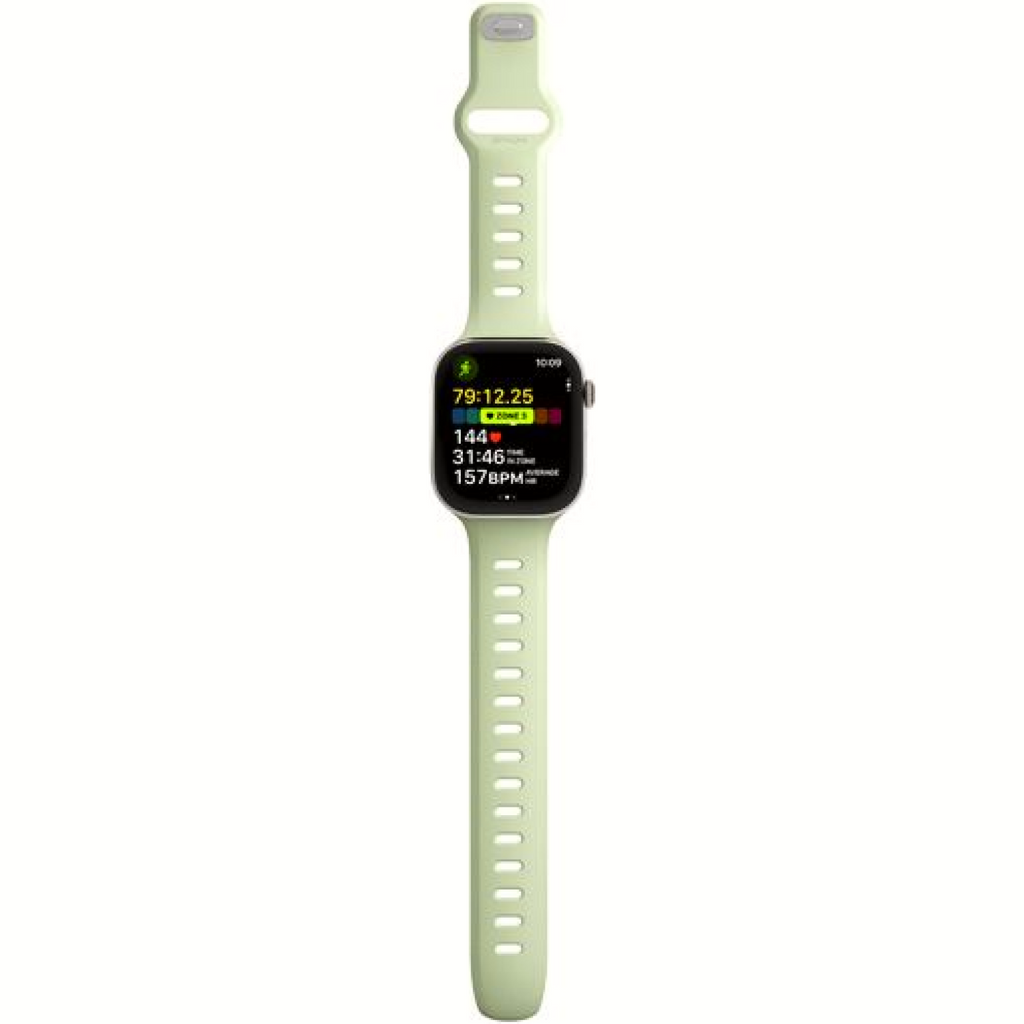 Λουράκι Apple Watch Ultra/SE/11/10/9/8/7/6/5/4 (49/46/45/44mm) Nomad Tempo Band Αδιάβροχο FKM & Αλουμίνιο - Seagrass (NM00979