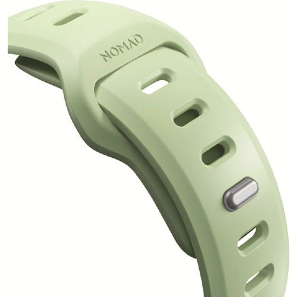 Λουράκι Apple Watch Ultra/SE/11/10/9/8/7/6/5/4 (49/46/45/44mm) Nomad Tempo Band Αδιάβροχο FKM & Αλουμίνιο - Seagrass (NM00979