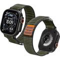 Λουράκι Apple Watch Ultra/SE/12/11/10/9/8/7/6/5/4 (49/46/45/44mm) Spigen WBF0 Υφασμάτινο - Green (AMP10142)