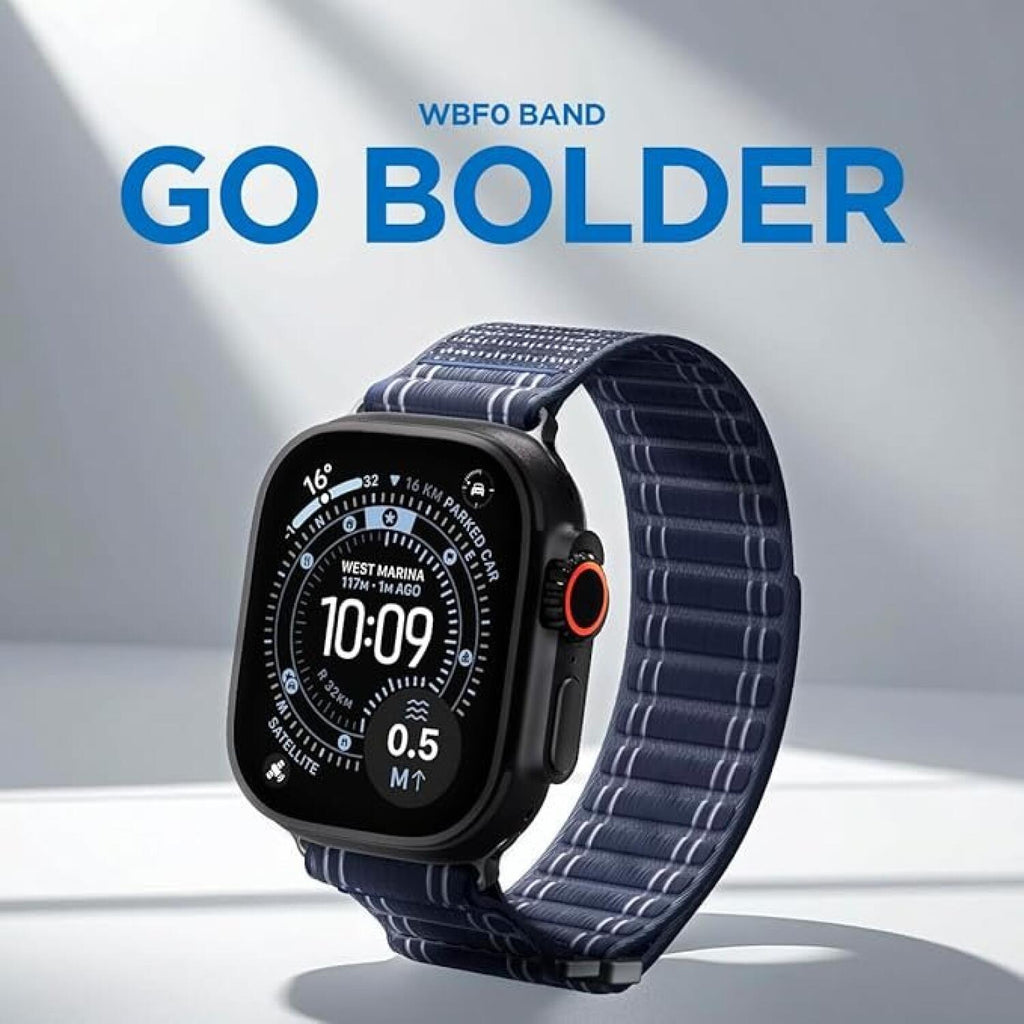 Λουράκι Apple Watch Ultra/SE/11/10/9/8/7/6/5/4 (49/46/45/44mm) Spigen WBF0 Υφασμάτινο - Navy (AMP10143)