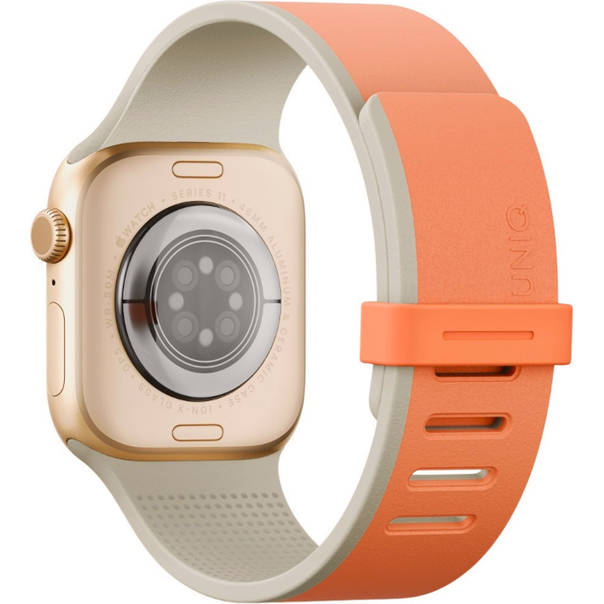 Λουράκι Apple Watch Ultra/SE/11/10/9/8/7/6/5/4 (49/46/45/44mm) Uniq Revix IV Αναστρέψιμο Μαγνητικό από Premium Σιλικόνη - Cor