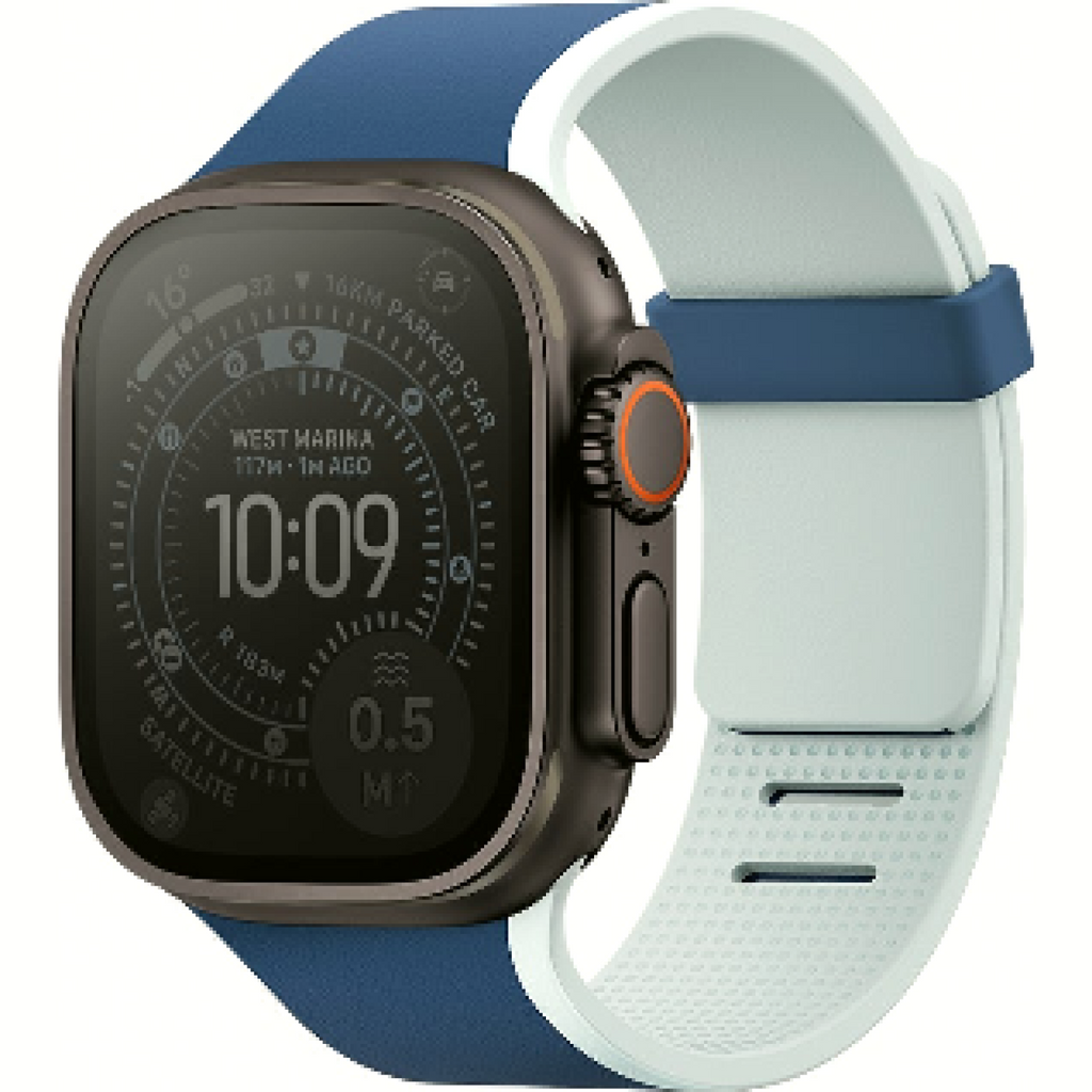 Λουράκι Apple Watch Ultra/SE/11/10/9/8/7/6/5/4 (49/46/45/44mm) Uniq Revix IV Αναστρέψιμο Μαγνητικό από Premium Σιλικόνη - Mar