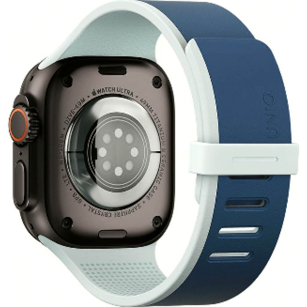 Λουράκι Apple Watch Ultra/SE/11/10/9/8/7/6/5/4 (49/46/45/44mm) Uniq Revix IV Αναστρέψιμο Μαγνητικό από Premium Σιλικόνη - Mar